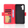 Samsung Galaxy A13 5G Skin Feel Calf Pattern Horizontal Flip Leather Phone Case with Holder & Card Slots & Photo Frame - Red