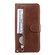 Samsung Galaxy A13 5G Calf Texture Zipper Horizontal Flip Leather Phone Case - Brown