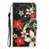 Samsung Galaxy A13 5G 3D Colored Drawing Horizontal Flip Leather Phone Case with Holder & Card Slots & Wallet - Red Flower