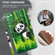 Samsung Galaxy A04S / A13 / A13 5G 3D Painting Pattern TPU + PU Phone Case - Panda Climbing Bamboo