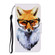 Samsung Galaxy A13 5G 3D Colored Drawing Horizontal Flip Leather Phone Case with Holder & Card Slots & Wallet - Fox