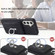 Samsung Galaxy A13 5G Electroplating Skin-feel Leather Ring Card Wallet Phone Case - Black