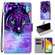 Samsung Galaxy A13 5G Coloured Drawing Cross Texture Horizontal Flip Leather Phone Case with Holder & Card Slots & Wallet & Lanyard - Tiger Drinking Water