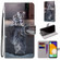 Samsung Galaxy A13 5G Coloured Drawing Cross Texture Horizontal Flip Leather Phone Case with Holder & Card Slots & Wallet & Lanyard - Cat Becomes Tiger