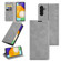 Samsung Galaxy A13 5G Retro-skin Magnetic Leather Case with Holder & Card Slots & Wallet - Grey