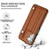Samsung Galaxy A13 5G / A04S / M13 5G Shockproof Leather Phone Case with Wrist Strap - Brown