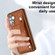 Samsung Galaxy A13 5G / A04S / M13 5G Shockproof Leather Phone Case with Wrist Strap - Brown