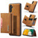 Samsung Galaxy A13 5G DG.MING M2 Series 3-Fold Multi Card Bag Phone Case - Brown