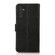 Samsung Galaxy A13 5G KHAZNEH Side-Magnetic Litchi Genuine Leather RFID Phone Case - Black