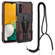 Samsung Galaxy A13 5G Armor Warrior Shockproof PC + TPU Lanyard Phone Case - Brown