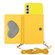 Samsung Galaxy A13 5G Crossbody Lanyard Wallet Card Bag Phone Case - Yellow