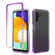 Samsung Galaxy A13 5G Transparency Two-color Gradient PC + TPU Phone Case - Purple