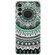 Samsung Galaxy A13 5G Gradient Lace Transparent TPU Phone Case - Green White