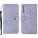 Samsung Galaxy A13 5G Ethnic Style Embossed Pattern Leather Phone Case - Purple