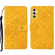 Samsung Galaxy A13 5G Ethnic Style Embossed Pattern Leather Phone Case - Yellow