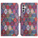 Samsung Galaxy A13 5G Painted Pattern Horizontal Flip Leather Phone Case - Rhombus Kaleidoscope