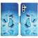 Samsung Galaxy A13 5G Painted Pattern Horizontal Flip Leather Phone Case - Flying Butterfly