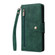 Samsung Galaxy A13 5G Rivet Buckle 9 Cards Three Fold Leather Phone Case - Green