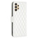 Samsung Galaxy A13 4G / 5G Diamond Lattice Wallet Leather Flip Phone Case - White