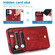 Samsung Galaxy A13 5G / 4G Wristband Kickstand Wallet Leather Phone Case - Red
