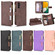 Samsung Galaxy A13 5G Litchi Texture Zipper Leather Phone Case - Black