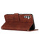 Samsung Galaxy A13 5G Skin Feel Heart Pattern Leather Phone Case - Brown