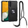 Samsung Galaxy A13 5G Lanyard Aluminum and TPU Phone Case - Black