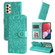 Samsung Galaxy A13 5G Embossed Sunflower Leather Phone Case - Green