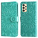 Samsung Galaxy A13 5G Embossed Sunflower Leather Phone Case - Green