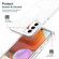 Samsung Galaxy A13 5G 3 in 1 Clear TPU Color PC Frame Phone Case - White