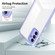 Samsung Galaxy A13 5G 3 in 1 Clear TPU Color PC Frame Phone Case - Purple