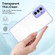 Samsung Galaxy A13 5G 3 in 1 Clear TPU Color PC Frame Phone Case - Purple