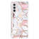 Samsung Galaxy A13 5G Electroplated Marble Pattern TPU Phone Case - White Gravel Pink
