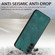 Samsung Galaxy A13 5G Vintage Leather PC Back Cover Phone Case - Green
