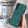 Samsung Galaxy A13 5G Vintage Leather PC Back Cover Phone Case - Green