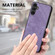 Samsung Galaxy A13 5G Vintage Leather PC Back Cover Phone Case - Purple