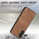 Samsung Galaxy A13 5G Vintage Leather PC Back Cover Phone Case - Brown