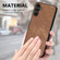 Samsung Galaxy A13 5G Vintage Leather PC Back Cover Phone Case - Brown