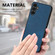 Samsung Galaxy A13 5G Vintage Leather PC Back Cover Phone Case - Blue