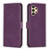 Samsung Galaxy A13 4G/5G Plaid Embossed Leather Phone Case - Purple