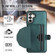 Samsung Galaxy A13 5G / A04S / M13 5G Shockproof Leather Phone Case with Card Holder - Green