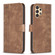 Samsung Galaxy A13 4G/5G Plaid Embossed Leather Phone Case - Brown