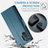 Samsung Galaxy A13 4G/5G/A04s/A04/M13 5G CaseMe 023 Butterfly Buckle Litchi Texture RFID Anti-theft Leather Phone Case - Blue