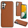 Samsung Galaxy A13 5G / A04S / M13 5G Leather Texture Full Coverage Phone Case - Brown