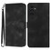 Samsung Galaxy A13 5G Line Pattern Skin Feel Leather Phone Case - Black