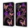 Samsung Galaxy A13 4G / 5G / A04S Crystal 3D Shockproof Protective Leather Phone Case - Purple Flower Butterfly