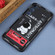 Samsung Galaxy A13 5G / 4G Astronaut Pattern Silicone Straight Edge Phone Case - Mars Astronaut-Black