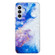 Samsung Galaxy A13 5G IMD Shell Pattern TPU Phone Case - Sky Blue Purple Marble