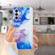 Samsung Galaxy A13 5G IMD Shell Pattern TPU Phone Case - Sky Blue Purple Marble