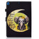 Colored Drawing Horizontal Flip Leather Case with Holder & Card Slots & Sleep / Wake-up Function iPad 10.2 2021 / 2020 / 2019 / iPad Air 10.5 - 2019 - Moon Baby Elephant
